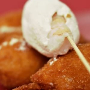 Kushiagues de camarón y queso crema (4 pzs)